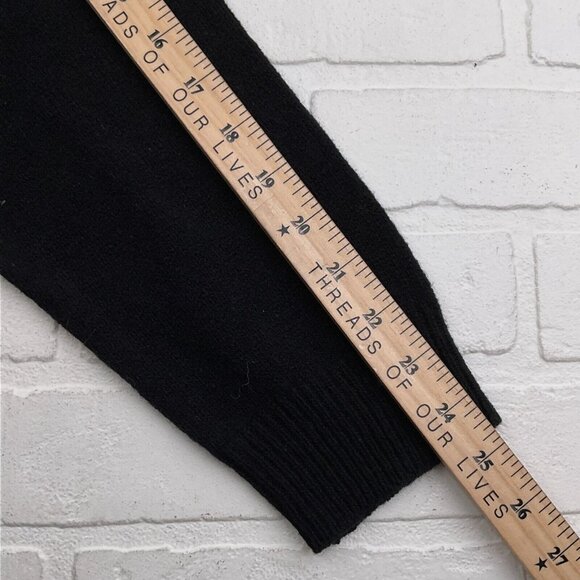 Club Room Sweater Mens XLarge Black Gray Argyle Lambswool Relaxed Classic Preppy - Picture 7 of 11